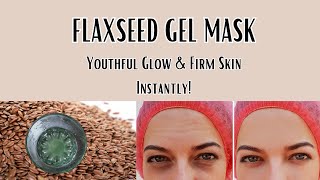 Flaxseed Gel Face Mask for tight and Glowing Skin [upl. by Hild563]