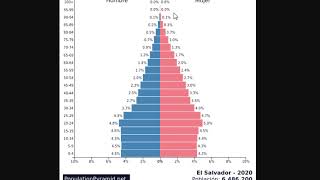 Pirámides poblacionales y condición de vida en Centroamérica [upl. by Eneroc]