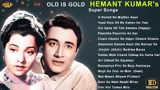 HEMANT KUMARs Priceless Gems  Bollywood Classics   OLD IS GOLD  Video Songs Jukebox  HD [upl. by Nedaj]