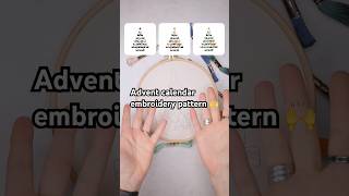 Advent Calendar Embroidery Pattern [upl. by Pals]