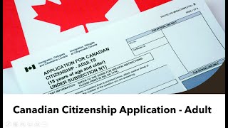 Canadian Citizenship ApplicationAdult  CIT0002  Physical Presence Calculation  Online Payment [upl. by Eimmas]