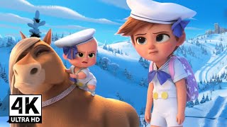 quotThe Journey To The School 🎒quot  The Boss Baby 🍼 2 2021  Movie 🍿 Scene In Hindi  4KHD [upl. by Ynhoj]