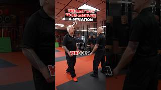 Best way to DEESCALATE a situation fma filipinomartialarts martialarts selfdefense [upl. by Libnah]