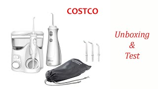 Waterpik Ultra Plus and Cordless Pearl Water Flosser Combo Pack  Costco  Unboxing amp Test [upl. by Reinold210]