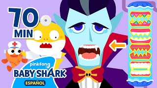 Pacientes Monstruos de Halloween en el Hospital y Más  Cuentos Infantiles  Baby Shark en español [upl. by Naujuj201]