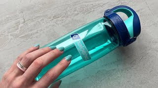 Unboxing amp review of Nalgene 24oz On The Fly Sustain water bottle 💧 [upl. by Lain]