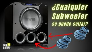 ¿Se puede sellar CUALQUIER SUBWOOFER  Fotograma 24 con David Arce [upl. by Ahserb]