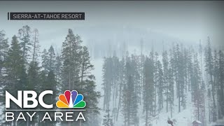 Ski resorts closed as blizzard continues cause problems across Sierra Nevada [upl. by Sisely]