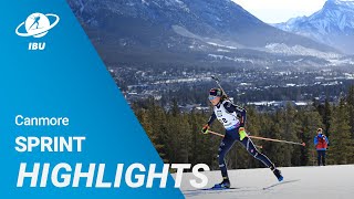 World Cup 2324 Canmore Women Sprint Highlights [upl. by Pandora]