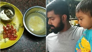 தமிழில்Mama Cooking For Machan  How I Struggle Feeding Ridhan  Baby Sambar [upl. by Annuahs665]