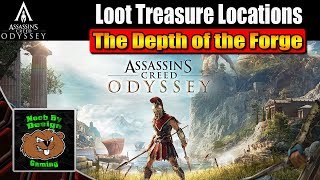 Assassins Creed Odyssey  The Depth of the Forge  Loot Treasure Locations [upl. by Guttery989]