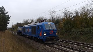 Hamburger Rail Service 🚇 Lokzug mit 248 048  1 😮 Pfungstadt 📹 8112024 [upl. by Llednol]