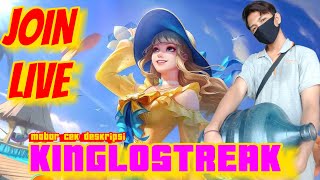 KINGLOSTREAK LIVE STREAMING MLBB [upl. by Nandor]