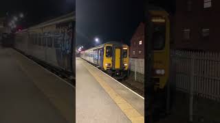 156490 departing Saltburn for bishop Auckland on the 121124 [upl. by Sihonn]