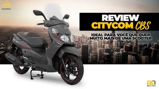 DAFRA CITYCOM CBS 300i  REVIEW COMPLETO  TODOS OS DETALHES [upl. by Annaihs]