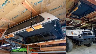 Harken Hoister Pickup Truck Topper Canopy Lift Review [upl. by Karissa]