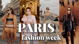 HUGE PFW Vlog  Hermes LV YSL MiuMiu Valentino shows and more  Tamara KALINIC [upl. by Assirod]