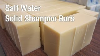 Making Solid Shampoo Bars [upl. by Adihaj594]