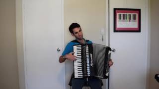 La Paloma  Beautiful Spanish Song on Accordion [upl. by Mafala]