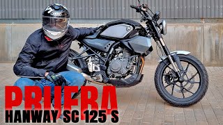 HANWAY SC 125 S 🏍 Prueba  Test  Review  Caballero Motorista [upl. by Koah]