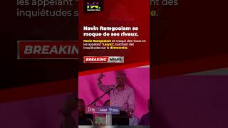 Navin Ramgoolam se moque de ses rivaux newsupdate news [upl. by Zak]