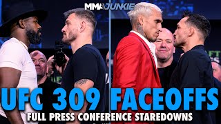 UFC 309 Full PreFight Press Conference Faceoffs Charles Oliveira vs Michael Chandler 2 More [upl. by Wistrup]