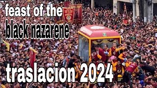 Traslacion 2024 feast of the black nazarene in quiapo walking tour [upl. by Polloch]