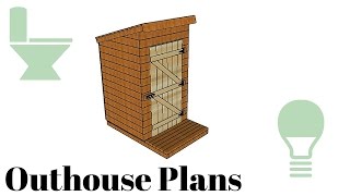 Outhouse Plans [upl. by Weigle]