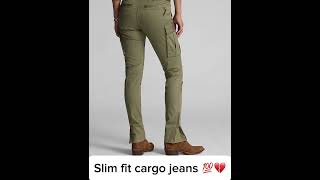 Slim fit cargo jeans [upl. by Deibel]