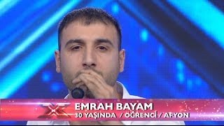 Emrah Bayam  Kaçak Performansı  X Factor Star Işığı [upl. by Martita108]