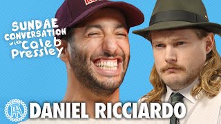 DANIEL RICCIARDO Sundae Conversation with Caleb Pressley [upl. by Ecirtnahc]