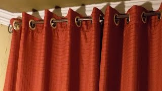 DIY Cortinas con argolla facil [upl. by Ainalem640]