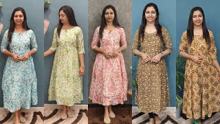 🎇A LINE KURTIS COLLECTIONS 🪄 GLITZINDIA FASHIONS [upl. by Carree]