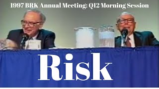 Warren Buffett Talks Risks At The 1997 BRK Annual Meeting 1997 Q12 am [upl. by Caryn638]