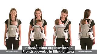 Ergobaby Omni 360Babytrage  Alleskönner die AllinOne Babytrage [upl. by Adnohsad]