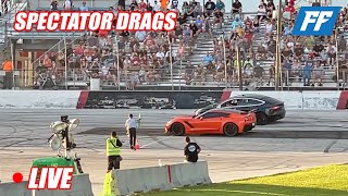 LIVE  Spectator Drags at the Freedom Factory DANGER RANGER PRE SHOW [upl. by Siroval]