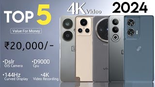 Top 5 Camera Phones Under 20000 in July 2024  5G  D900 Soc 144Hz 4K  Camera Phone Under 20000 [upl. by Aerona76]