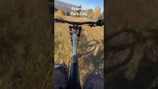 Freeride Park City trending trendingshorts mountainbike freeridemtb freeride freerider [upl. by Hu]