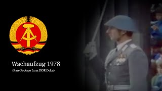 Wachaufzug 1978 Rare Footage from DRR Doku [upl. by Ahaelam]