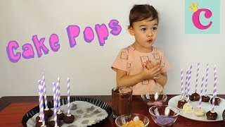 Готовим Кейкпопсы Cake Pops рецепт приготовления Cake pops make at home ► София маленькая [upl. by Nolek]