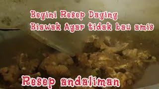 CARA MEMASAK DAGING BIAWAK TANPA BAU AMIS  SUPER ENAK DAN ANTI RIBET [upl. by Nyliahs703]