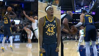 Pascal Siakam hits game winner then Haliburton gets sneaky to win vs Celtics [upl. by Llibyc]