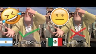 LOS INCREIBLES ESPAÑOL ARGENTINO VS ESPAÑOL LATINO [upl. by Narcho313]