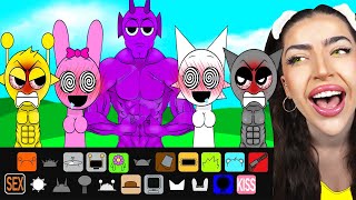 INCREDIBOX SPRUNKI Sinner Edition NEW SIGMA ALL REACTIONS  SUS [upl. by Adnicul694]