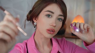 ASMR Ear Exam And Cleaning  Doctor Roleplay [upl. by Etnwahs]