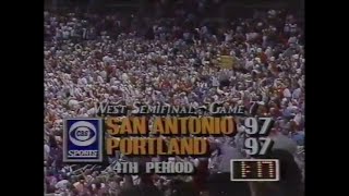 The 65 Seconds That Saved The Portland Trail Blazers 1990 Playoff Run [upl. by Zamora]