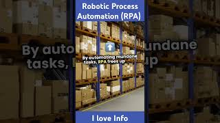 Robotic Process Automation RPA explained automated tech shorts [upl. by Menken]