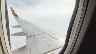 Hainan Airlines Flight Shanghai Pudong to Xi’An Shaanxi China Boeing 737800 Landing 121024 [upl. by Patrick]