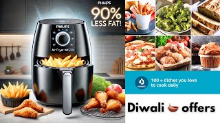 😻😻PHILIPS Air Fryer NA12000 uses up to 90 less fat 1500W 42 Liter with Rapid Air Technology [upl. by Moriarty627]