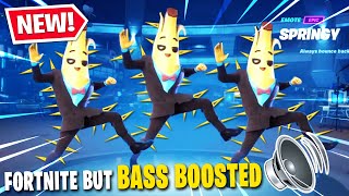 🎯 SPRINGY EMOTE 1 HOUR BASS BOOSTED FORTNITE 🚀 [upl. by Marcelo]